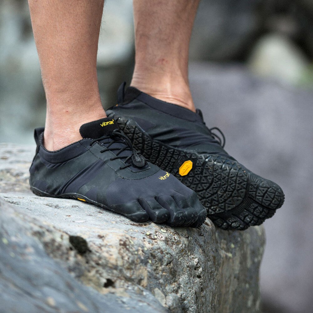 Zapatos De Trail Hombre Negros - FiveFingers V-Alpha - GVIYBC-759